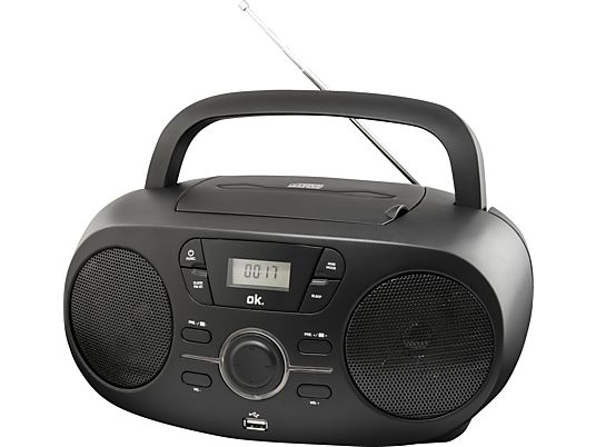 OK ORC 330 - Radio con registratore (AM, FM, Nero)