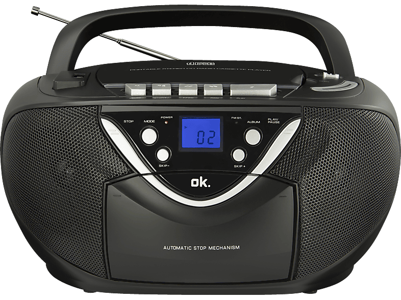 OK Draagbare CD-radio Zwart (ORC 530-B)