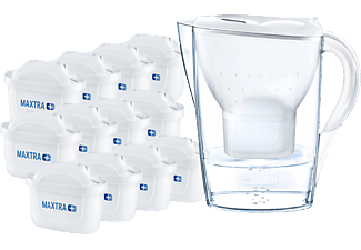 BRITA Marella inkl. 12x Kartuschen - Wasserfilter (Weiss)