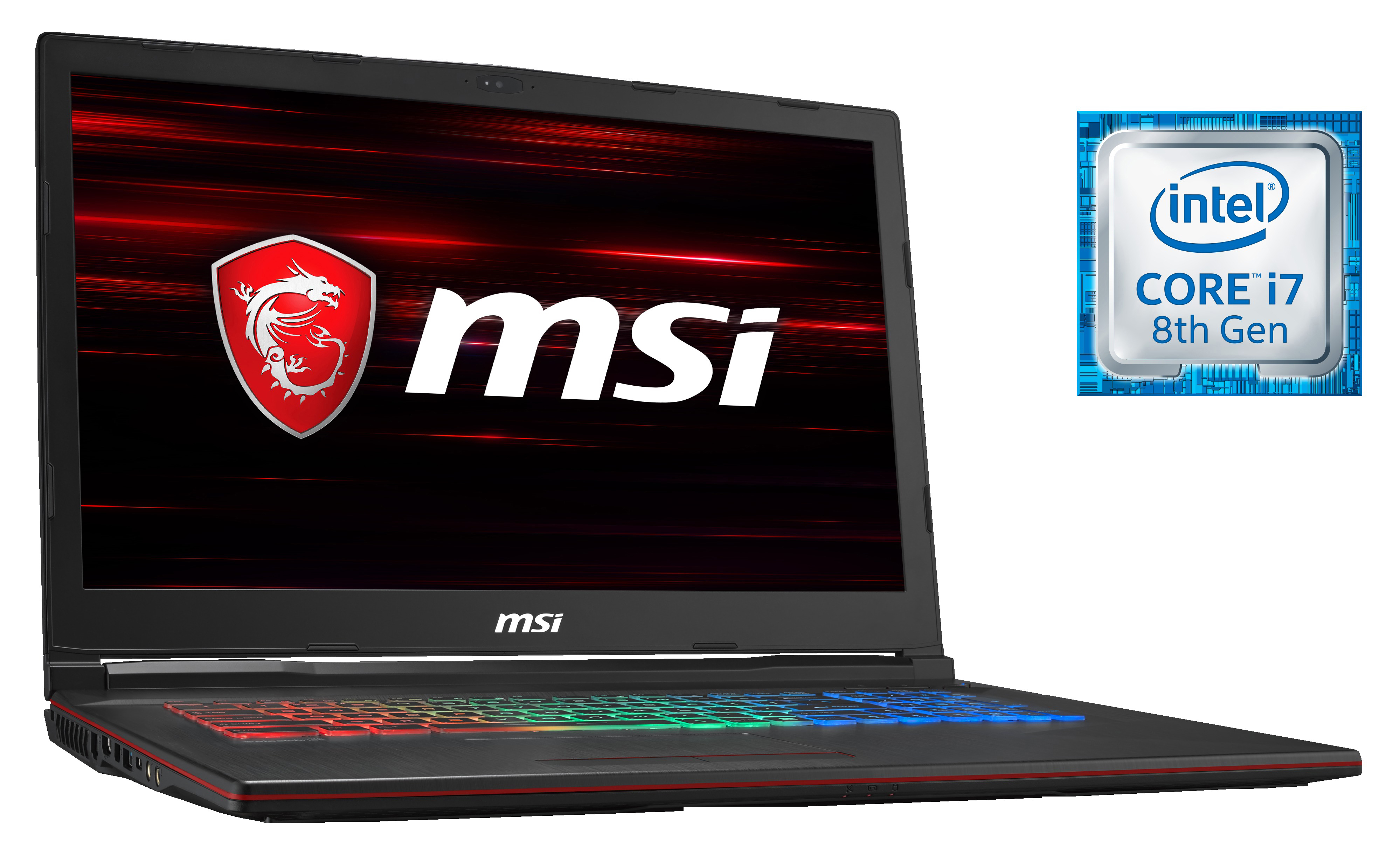 MSI GP73 8RE-082DE Leopard - 17,3 Zoll - Intel® Core™ i7 i7-8750H - 16 GB - 512 GB - NVIDIA GeForce® GTX 1060 - Windows 10 Home (64 Bit)
