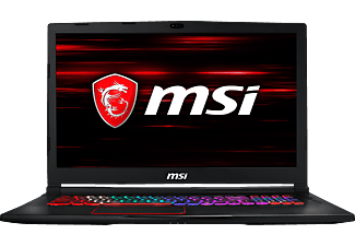 MSI GE73 8RF-009DE Raider RGB, Gaming Notebook mit 17,3 Zoll Display, 16 GB RAM, 256 GB SSD, 1 TB HDD, GeForce® GTX 1070, Schwarz