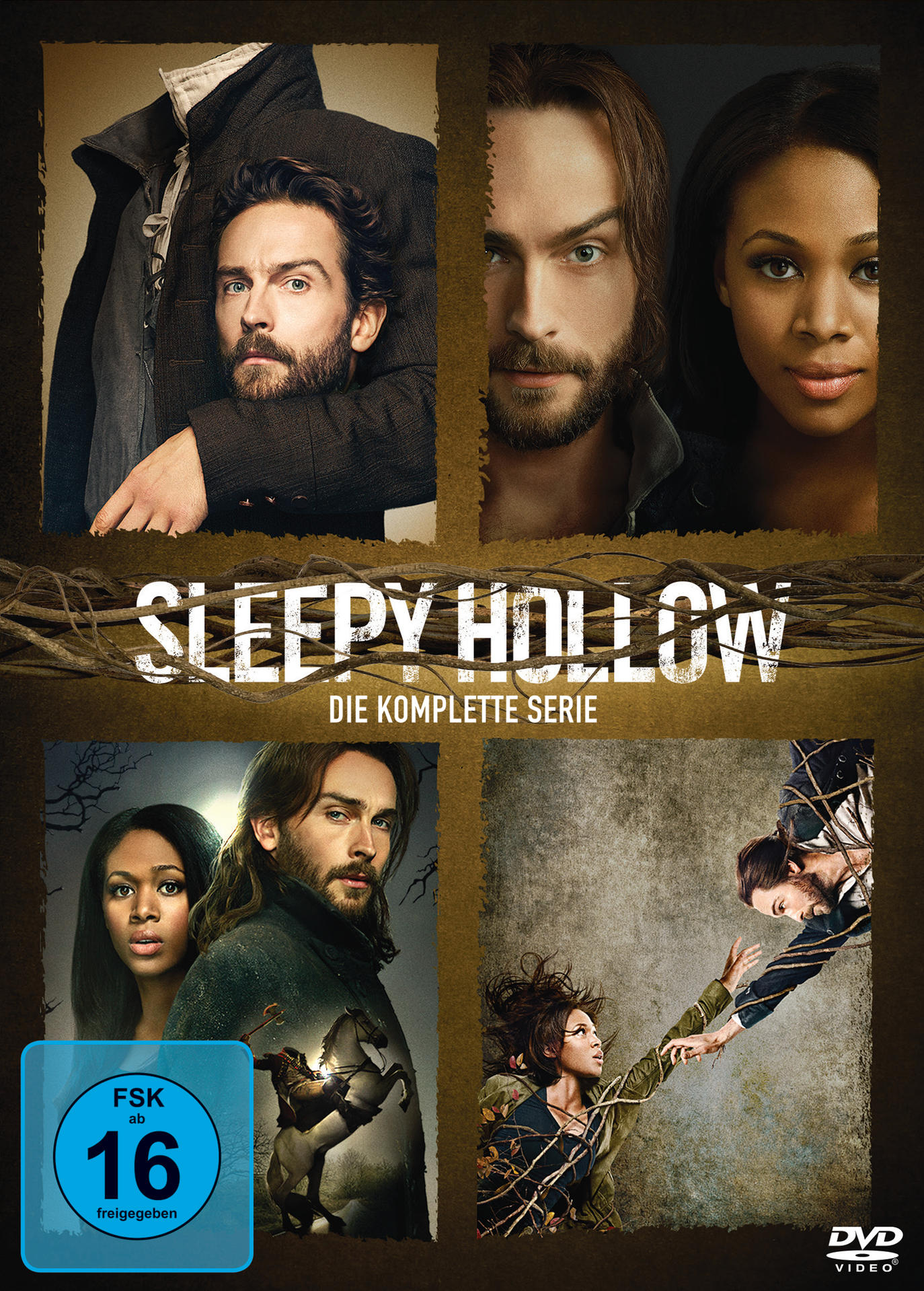 DVD-Cover der Fernsehserie 'Sleepy Hollow' mit mehreren Darstellern.