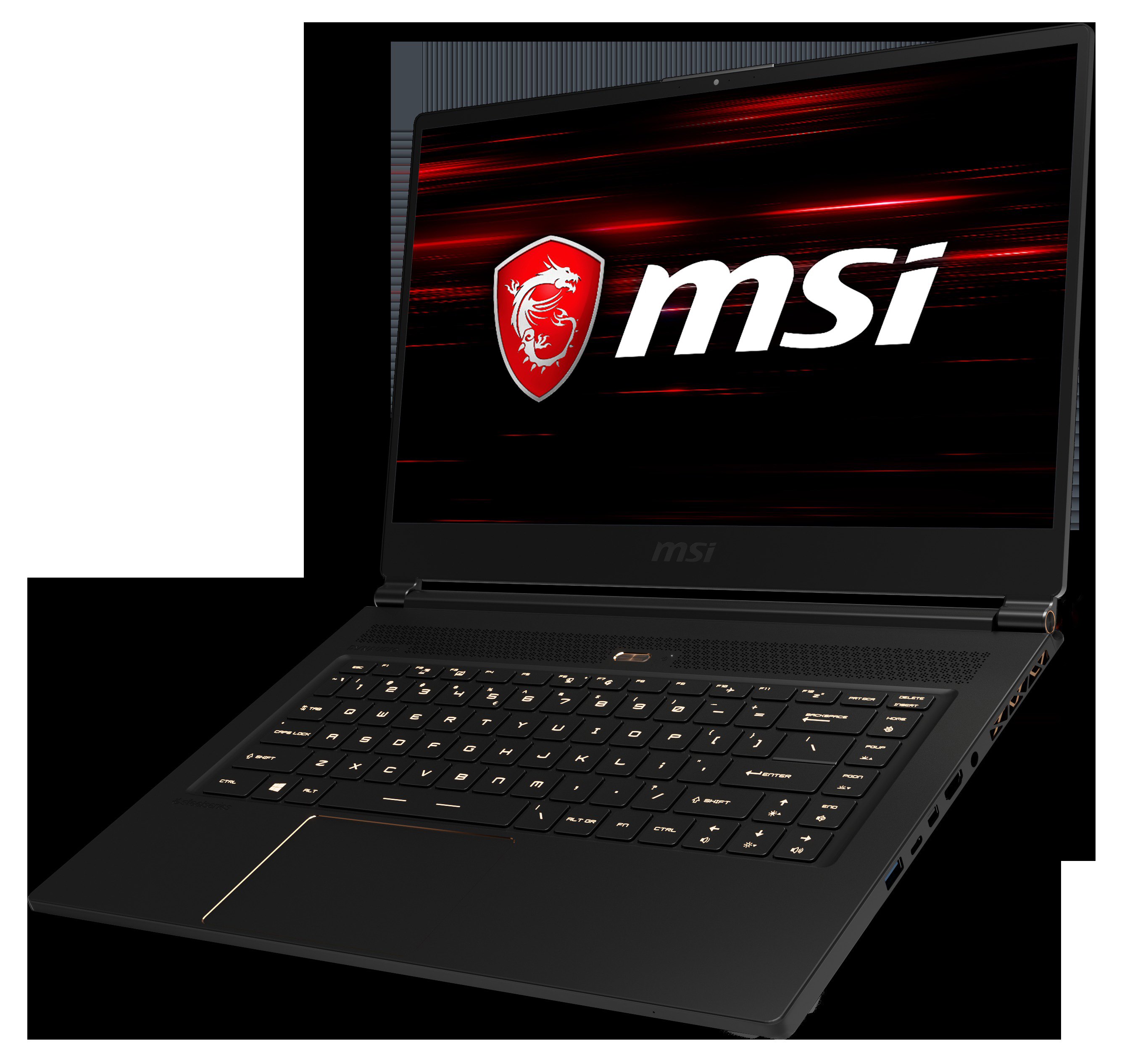 MSI GS65 8RF-019DE Stealth Thin - 15,6 Zoll - Intel® Core™ i7 i7-8750H - 16 GB - 512 GB - NVIDIA GeForce® GTX 1070 - Windows 10 Home (64 Bit)