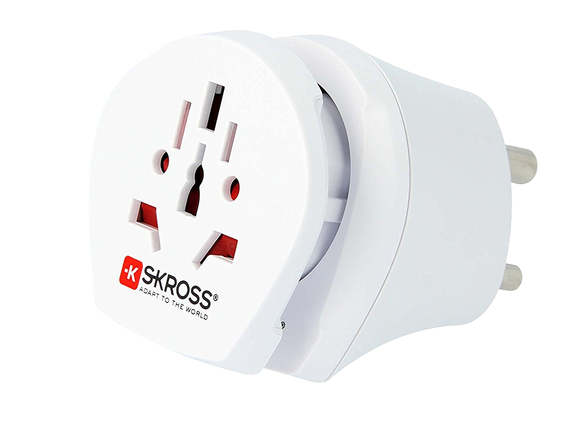 SKROSS Csatlakozó átalakító Indiába utazóknak
