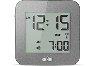 BRAUN BNC008 - Funkreisewecker (Grau)