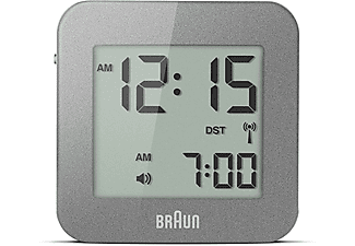 BRAUN BNC008 - Réveil à circuit radio (Gris)