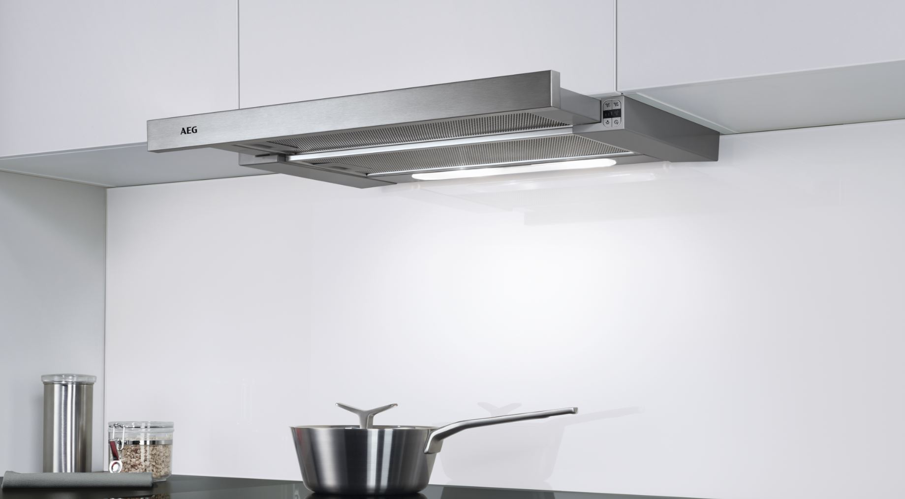 AEG DPB5650M, Dunstabzugshaube (598 mm breit, 280 mm tief)