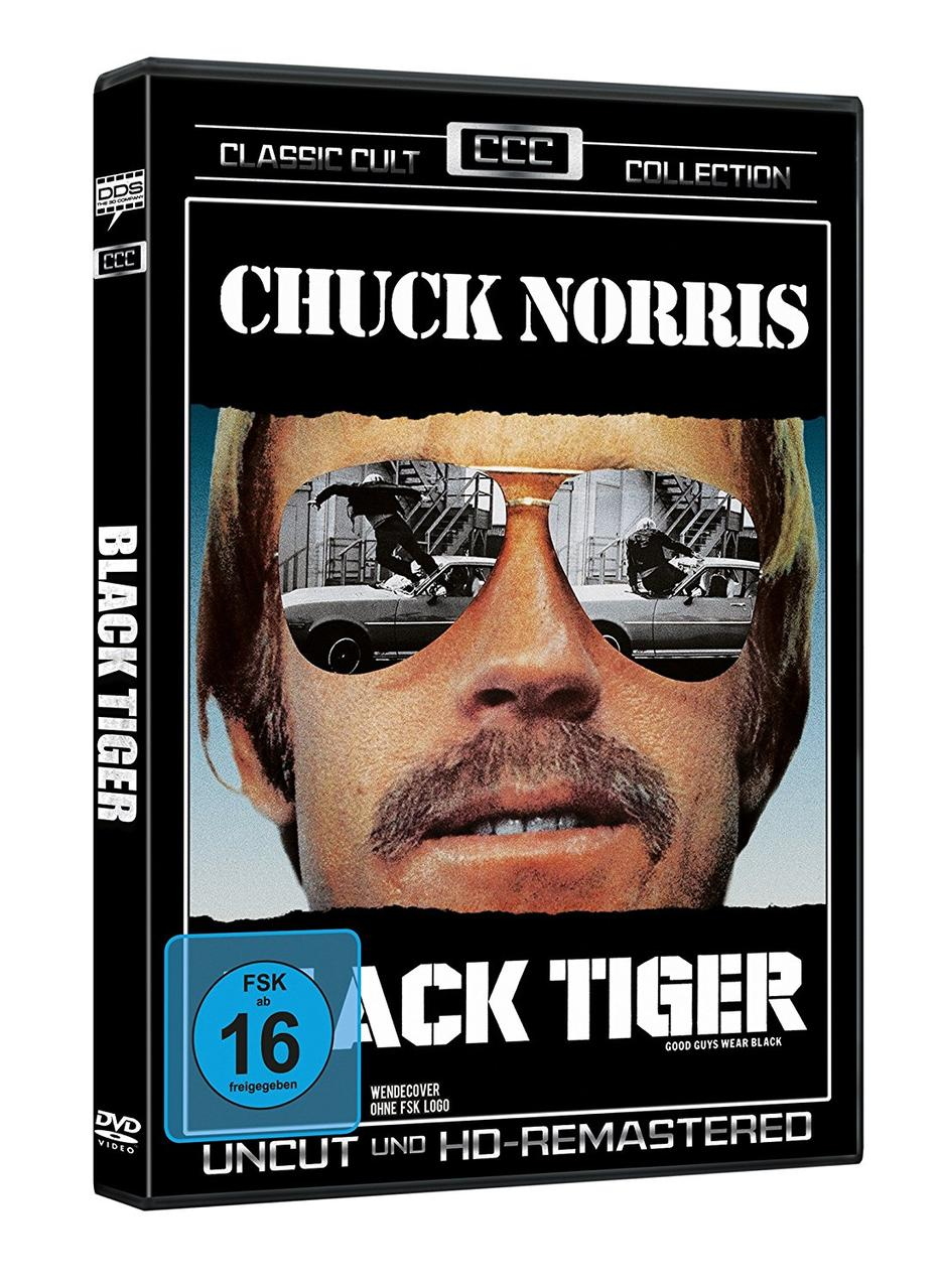 DVD-Cover mit Chuck Norris. Es zeigt eine Filmszene und den Titel.