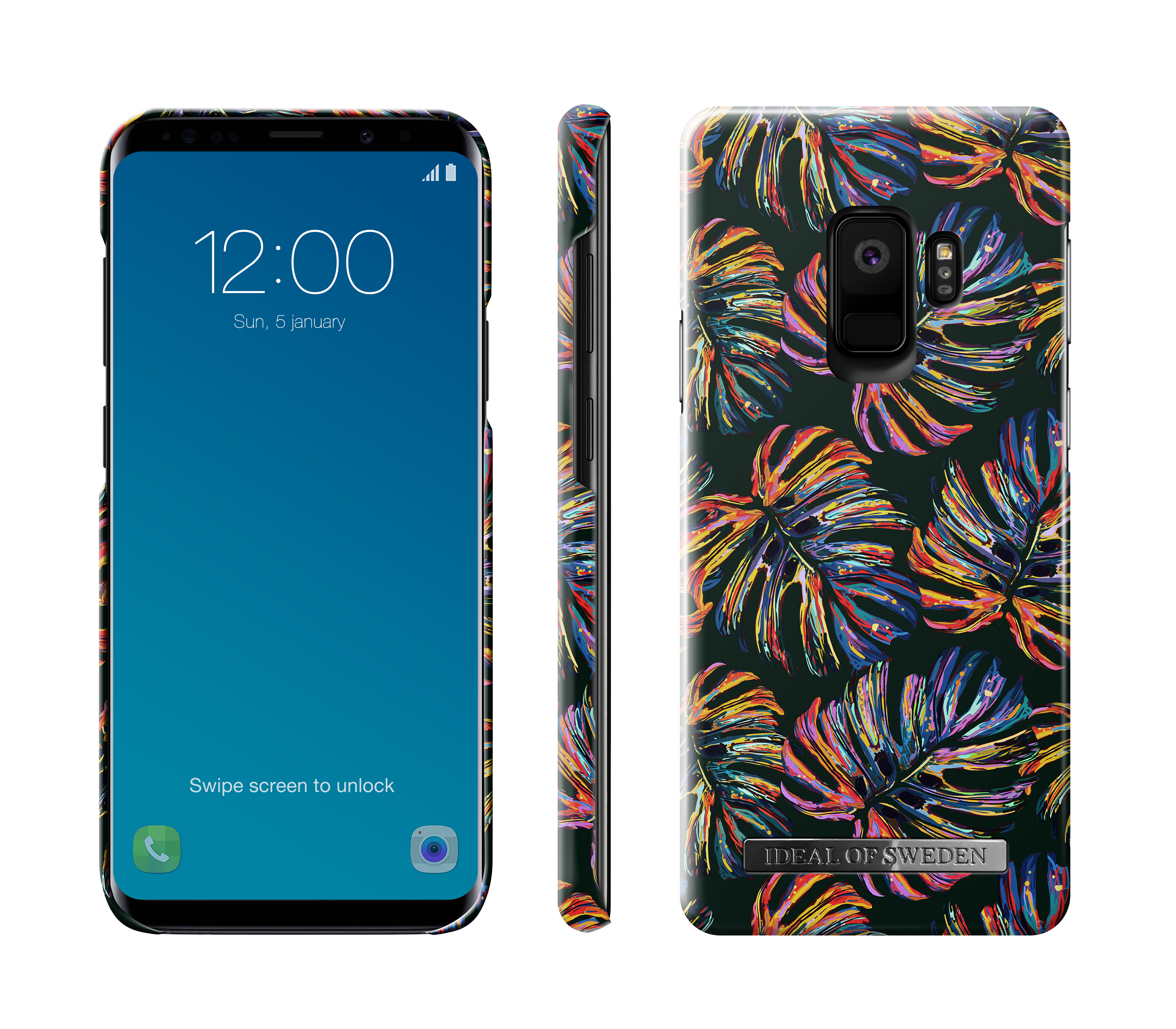 IDEAL OF SWEDEN Fashion, Backcover, Samsung, Galaxy S9, Neon Tropical