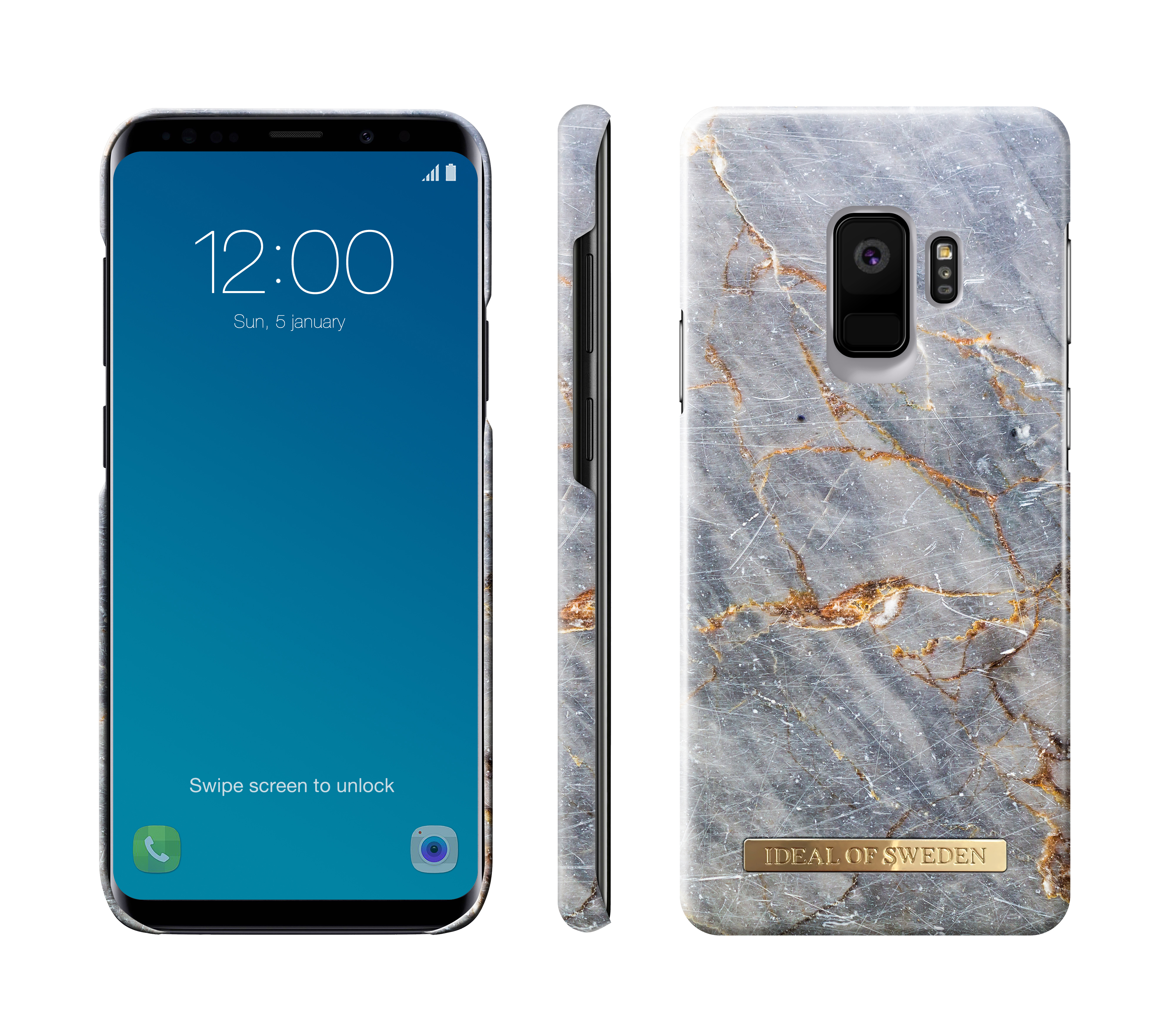 IDEAL OF SWEDEN Fashion, Backcover, Samsung, Galaxy S9, Royal Grey Marble