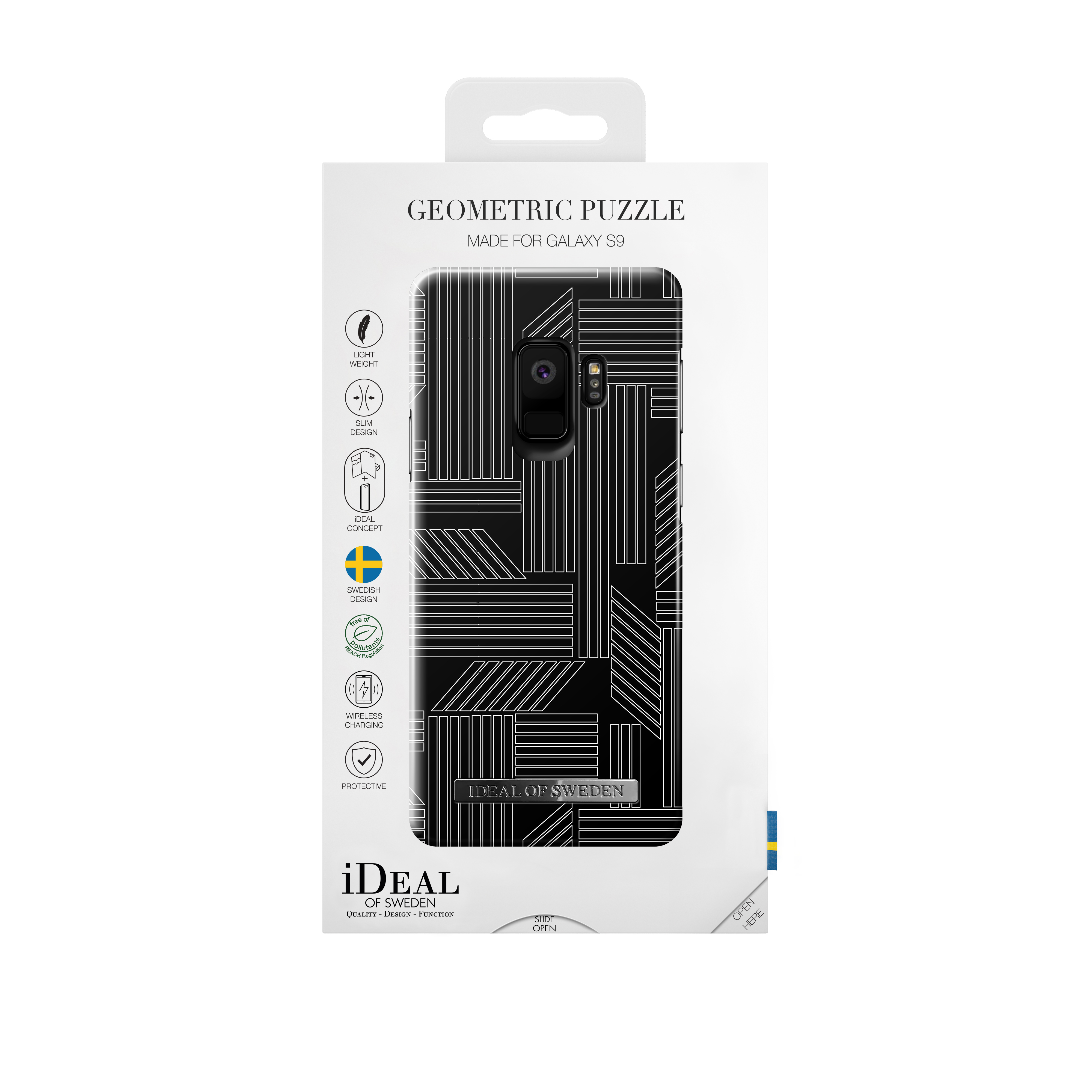 IDEAL OF SWEDEN Fashion, Backcover, Samsung, Galaxy S9, Geometric Puzzle