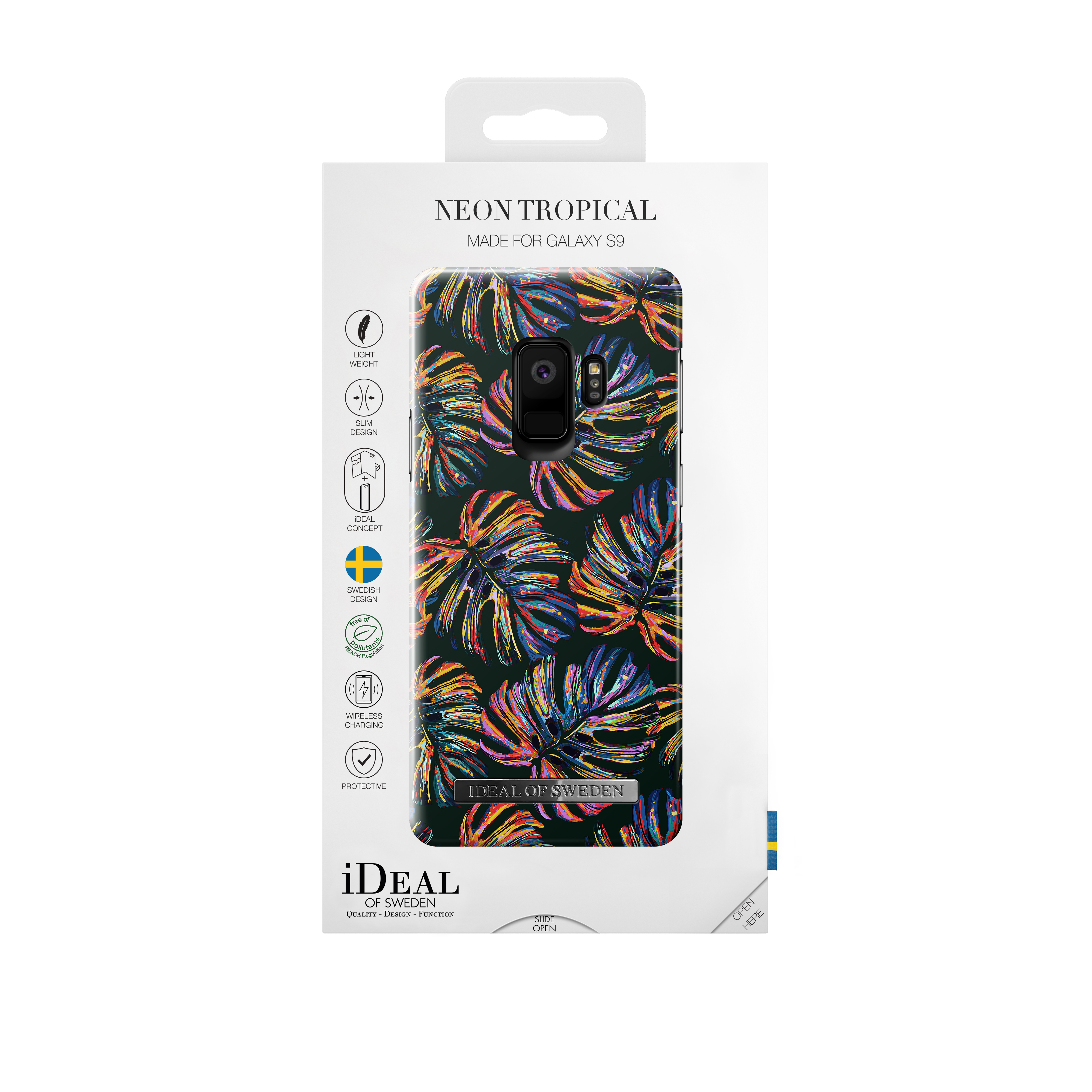 IDEAL OF SWEDEN Fashion, Backcover, Samsung, Galaxy S9, Neon Tropical