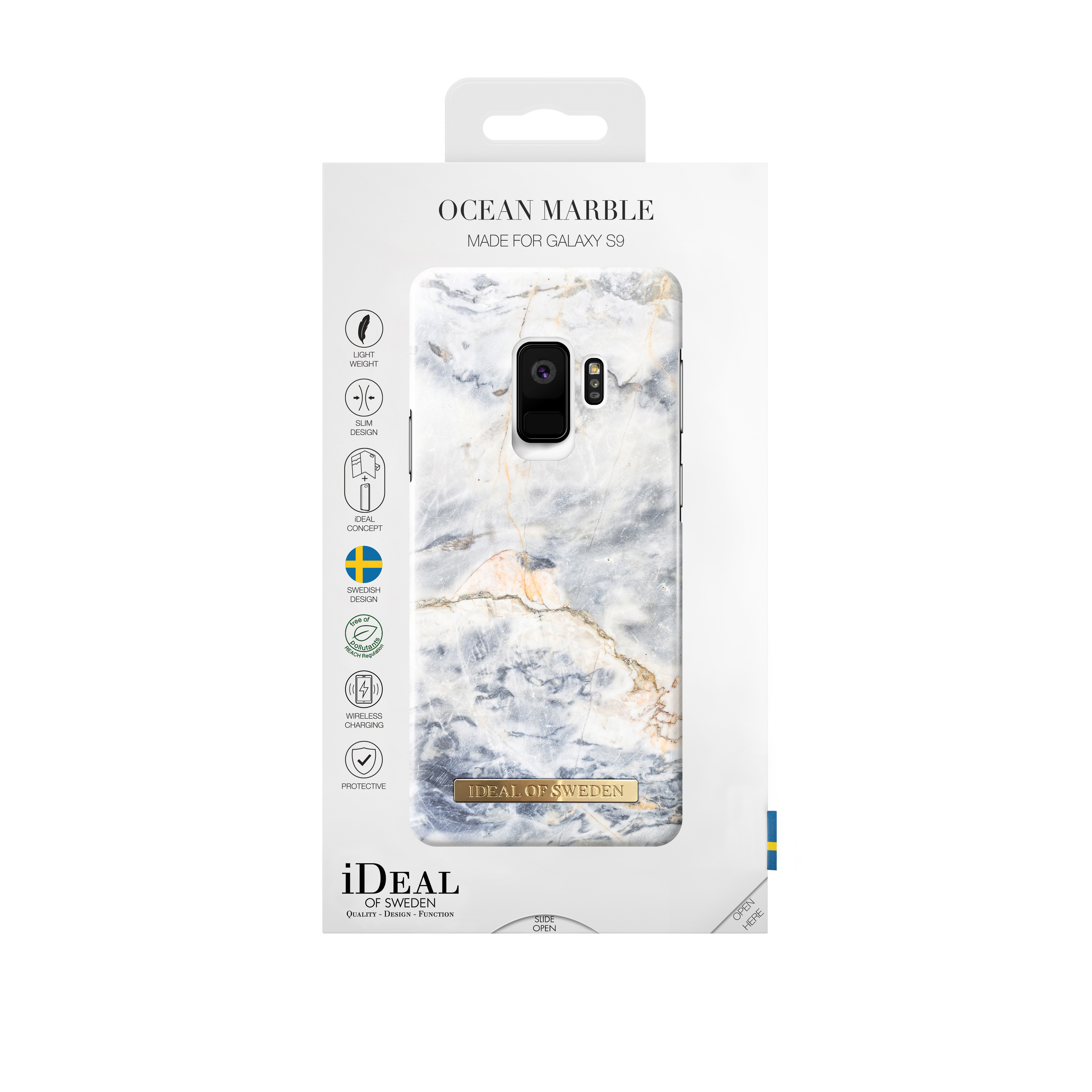 IDEAL OF SWEDEN Fashion, Backcover, Samsung, Galaxy S9, Ocean Marble