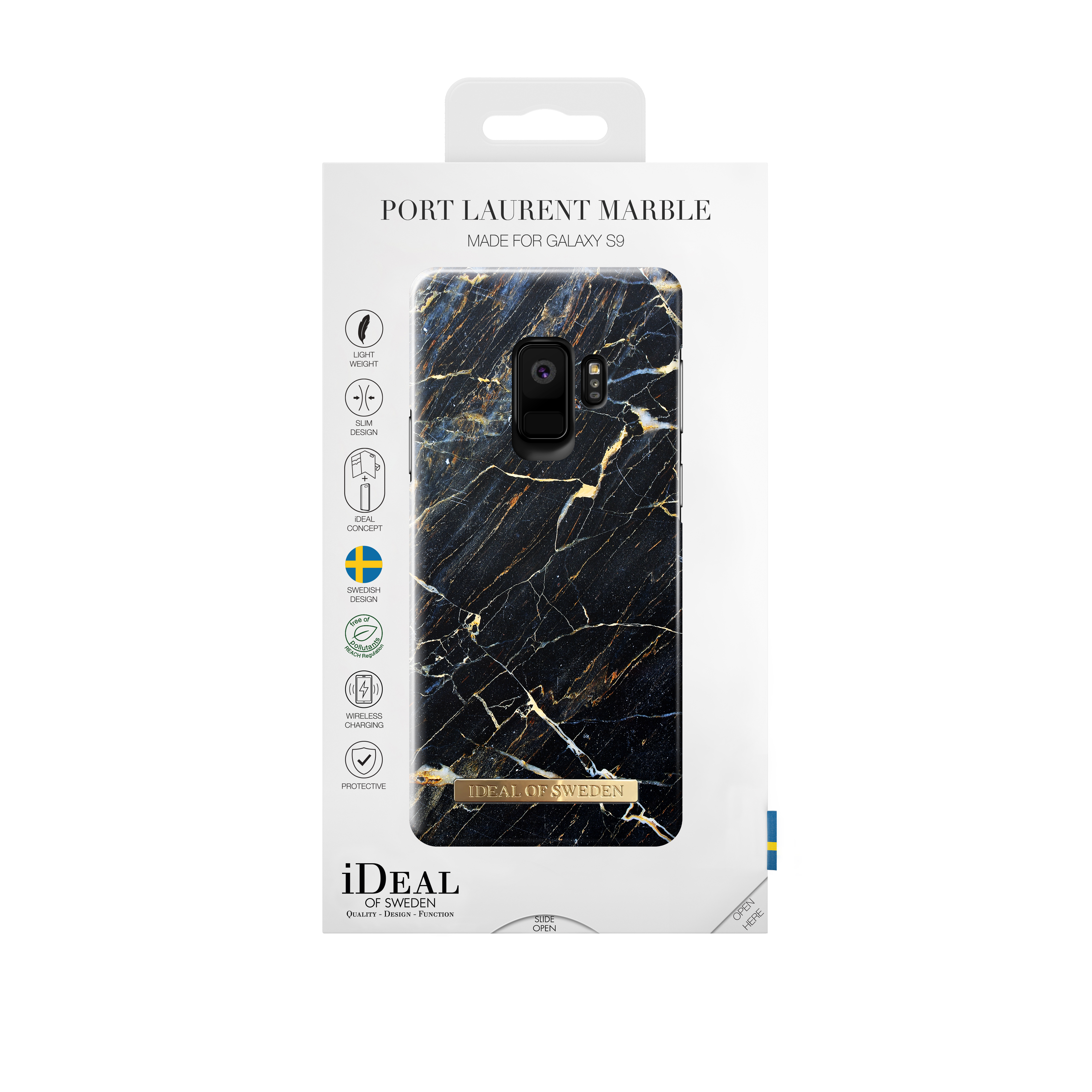 IDEAL OF SWEDEN Fashion, Backcover, Samsung, Galaxy S9, Laurent Marble