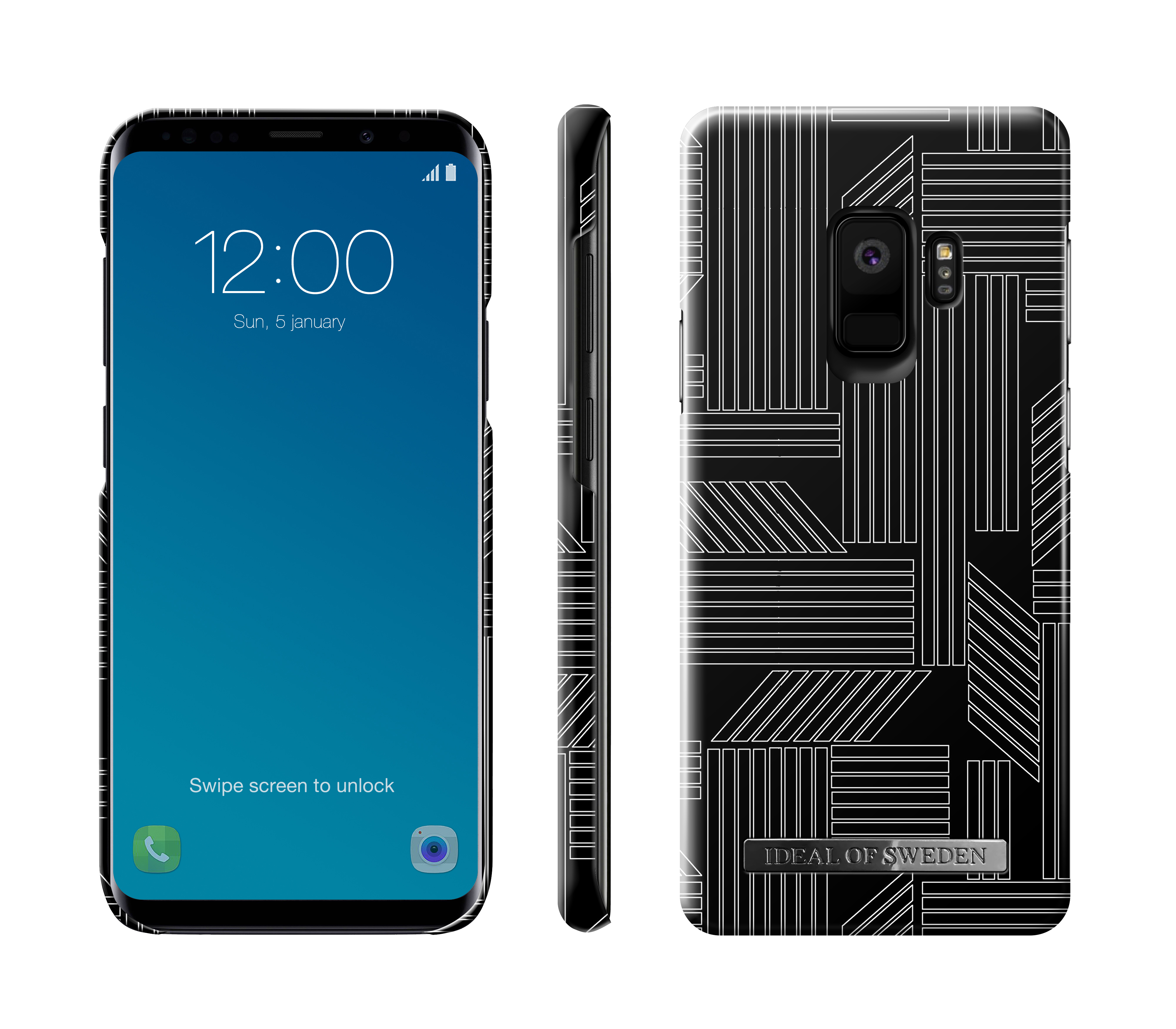 IDEAL OF SWEDEN Fashion, Backcover, Samsung, Galaxy S9, Geometric Puzzle