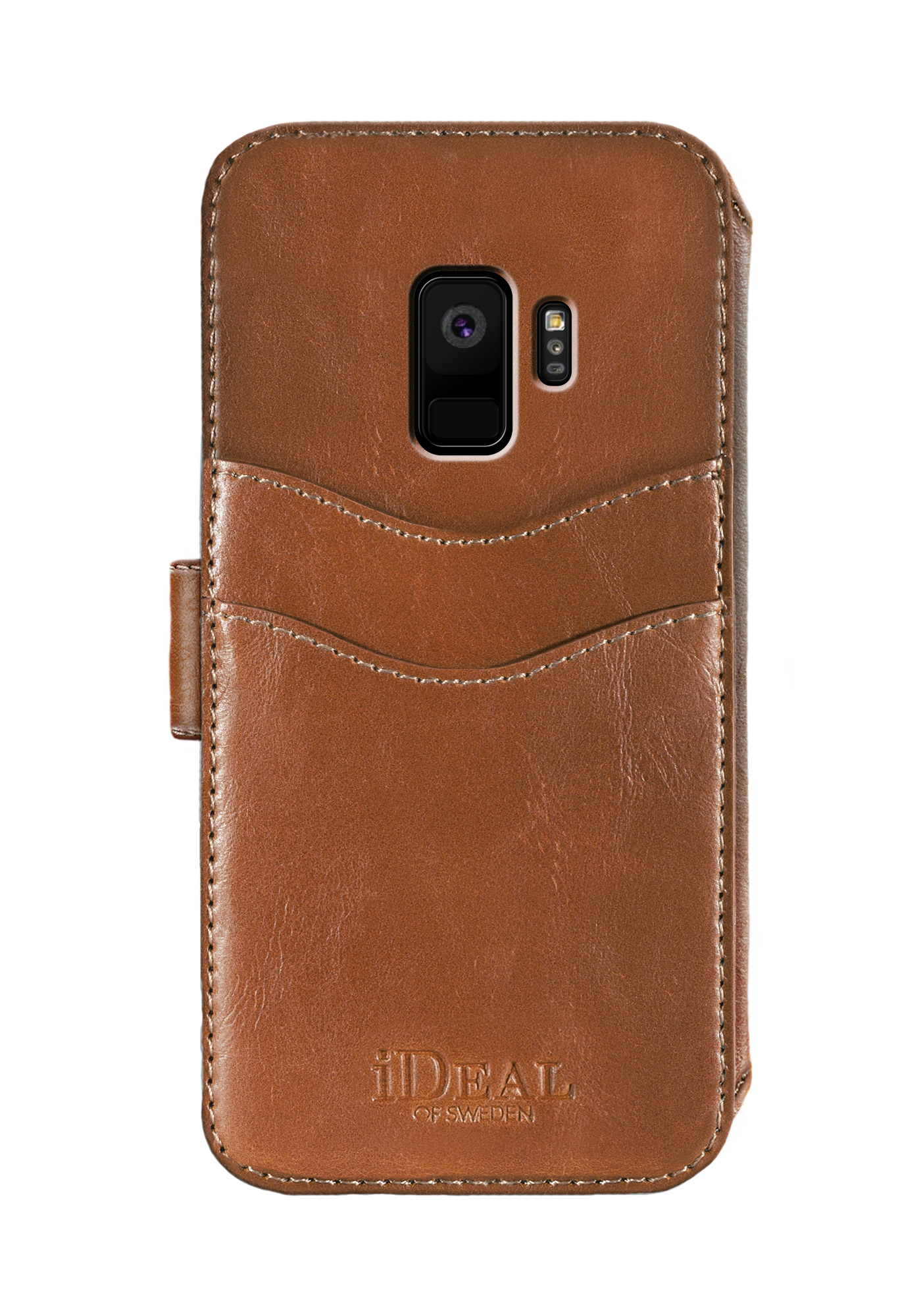 IDEAL OF SWEDEN STHLM, Bookcover, Samsung, Galaxy S9, Braun