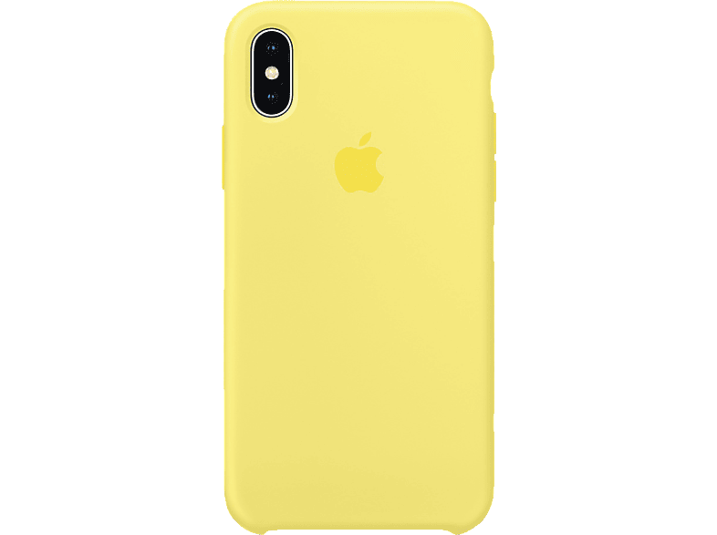 APPLE Silicon Case, Backcover, Apple, iPhone X, Lemonade