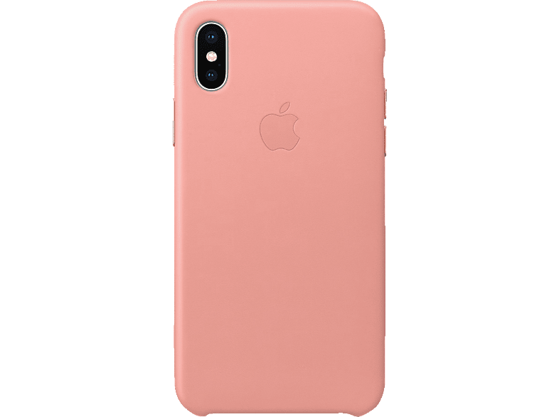 APPLE Leather Case, Backcover, Apple, iPhone X, Soft Pink