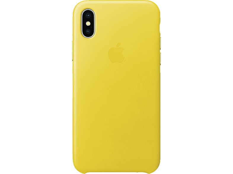 Apple, Yellow Case, APPLE Backcover, iPhone X, Spring Leather