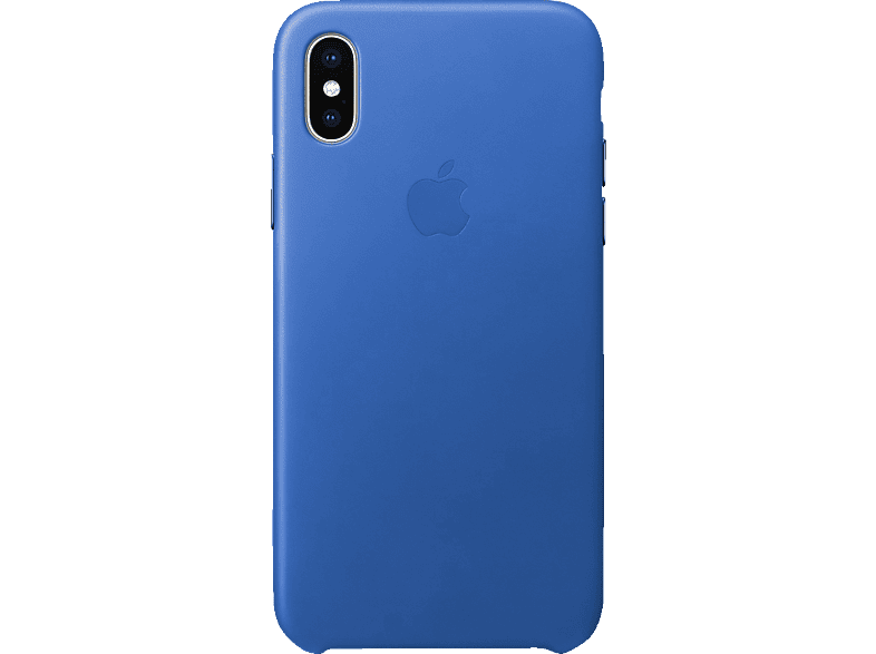 APPLE Leather Case, Electric Apple, Backcover, iPhone Blue X
