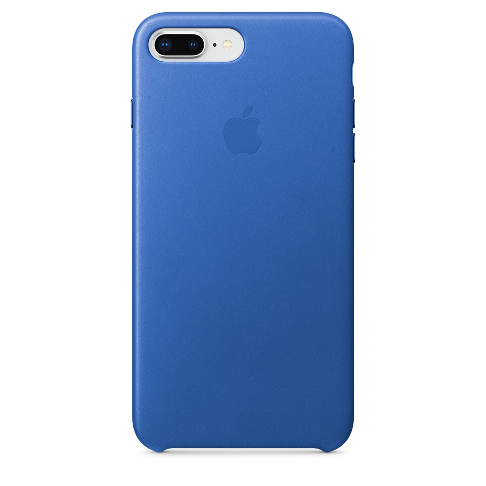 iPhone APPLE Plus, Electric Apple, 8 Leather Blue Plus, Backcover, Case, iPhone 7