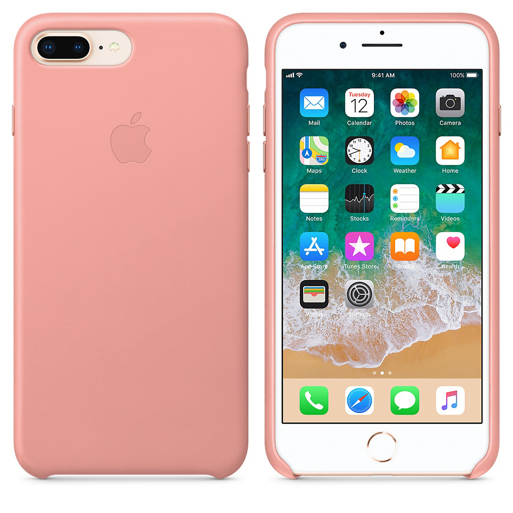 iPhone Soft Pink Leather APPLE iPhone Plus, 8 Backcover, 7 Plus, Case, Apple,