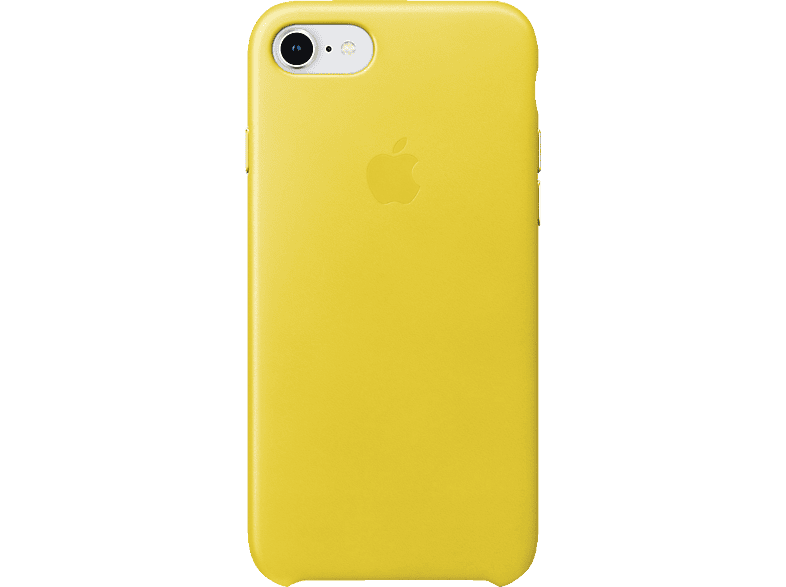 APPLE Leather Yellow Spring 8, iPhone iPhone 7, Backcover, Apple, Case