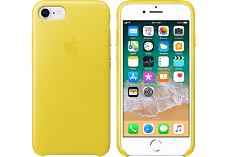 APPLE Leather Case, Backcover, Apple, iPhone 7, iPhone 8, Spring Yellow