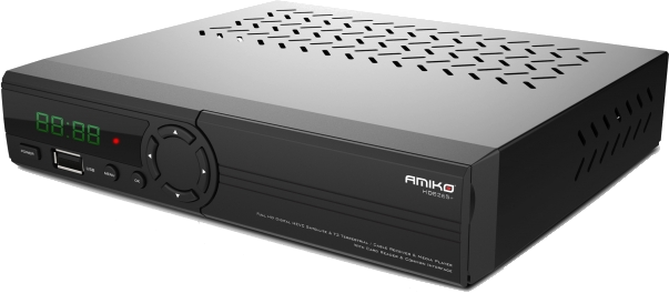 AMIKO HD 8265+ Combo DVB-C/T/T2/S2 beltéri egység
