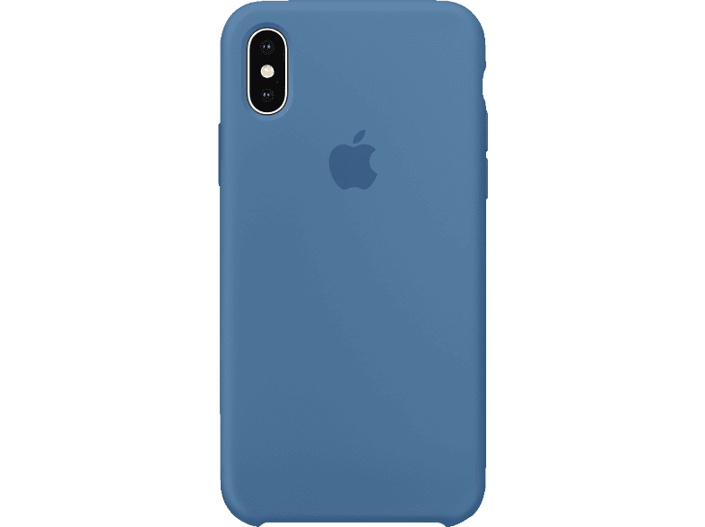 APPLE Silicone Case, Backcover, Apple, iPhone X, Denim Blue