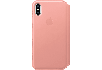 APPLE Leather Folio, Bookcover, Apple, iPhone X, Soft Pink