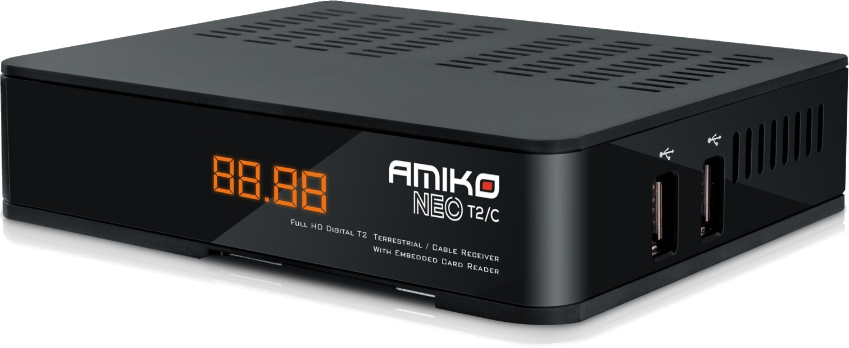 AMIKO NEO T2/C DVB-C/T/T2 beltéri egység