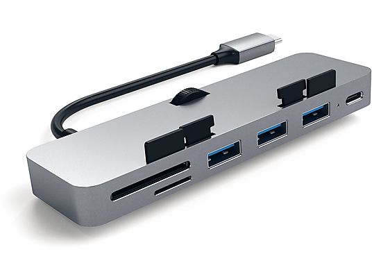 SATECHI ST-TCIMHM USB-C Clamp Hub Pro - USB Hub (Space Grey)