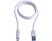 LMP 16652 - Kabel USB-C zu USB-A (Weiss/Silber)