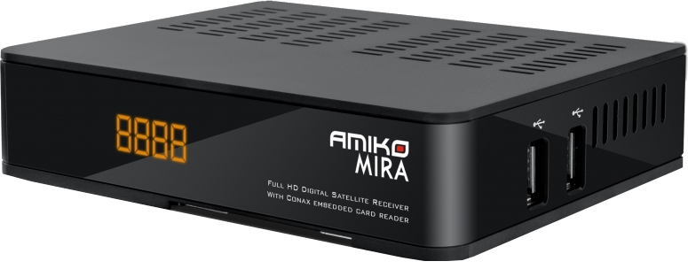 AMIKO MIRA DVB-S2 digitális műholdvevő beltéri egység