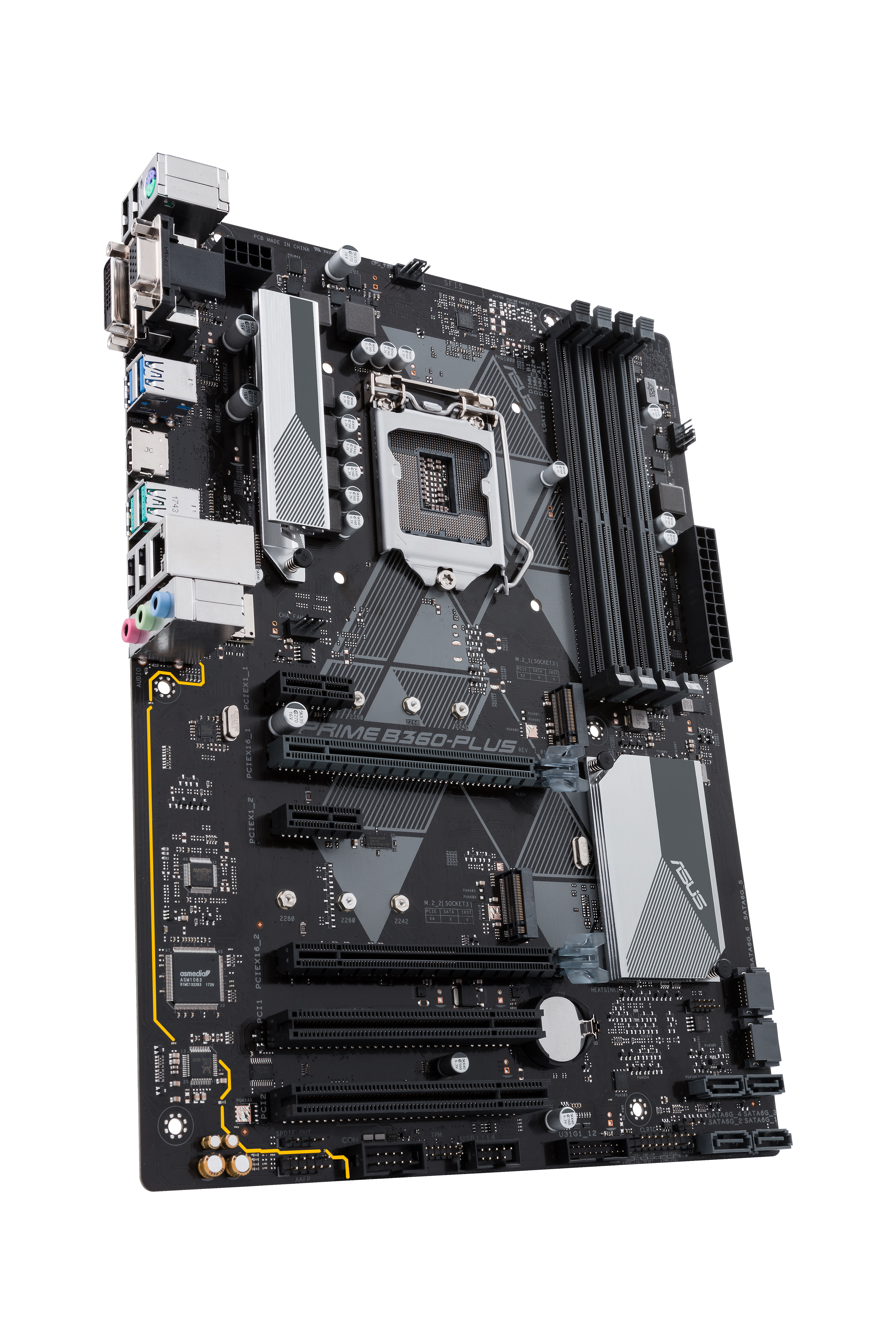 ASUS Prime B360 Plus Mainboard Schwarz
