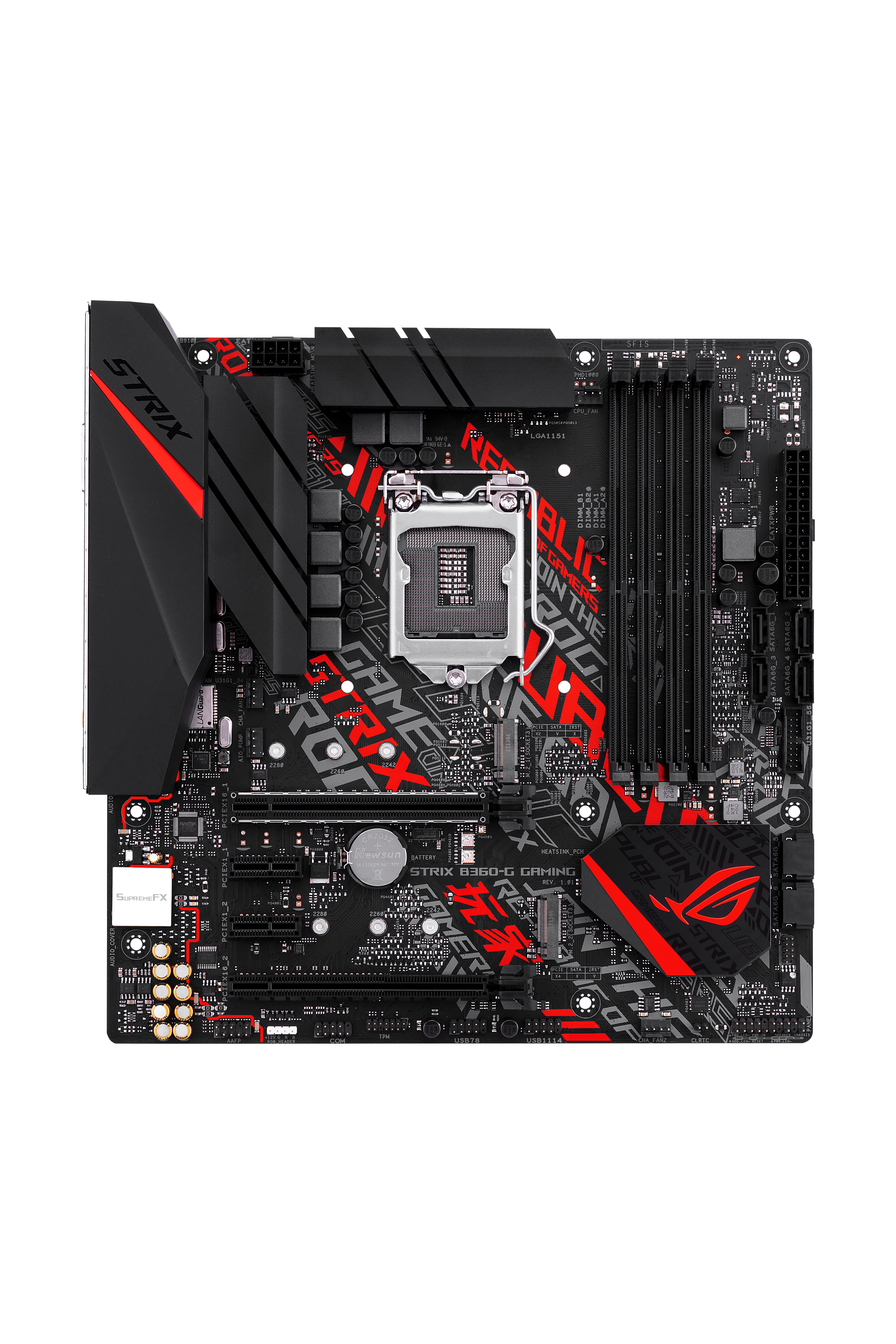 ASUS ROG Strix B360-G Gaming Mainboard Schwarz
