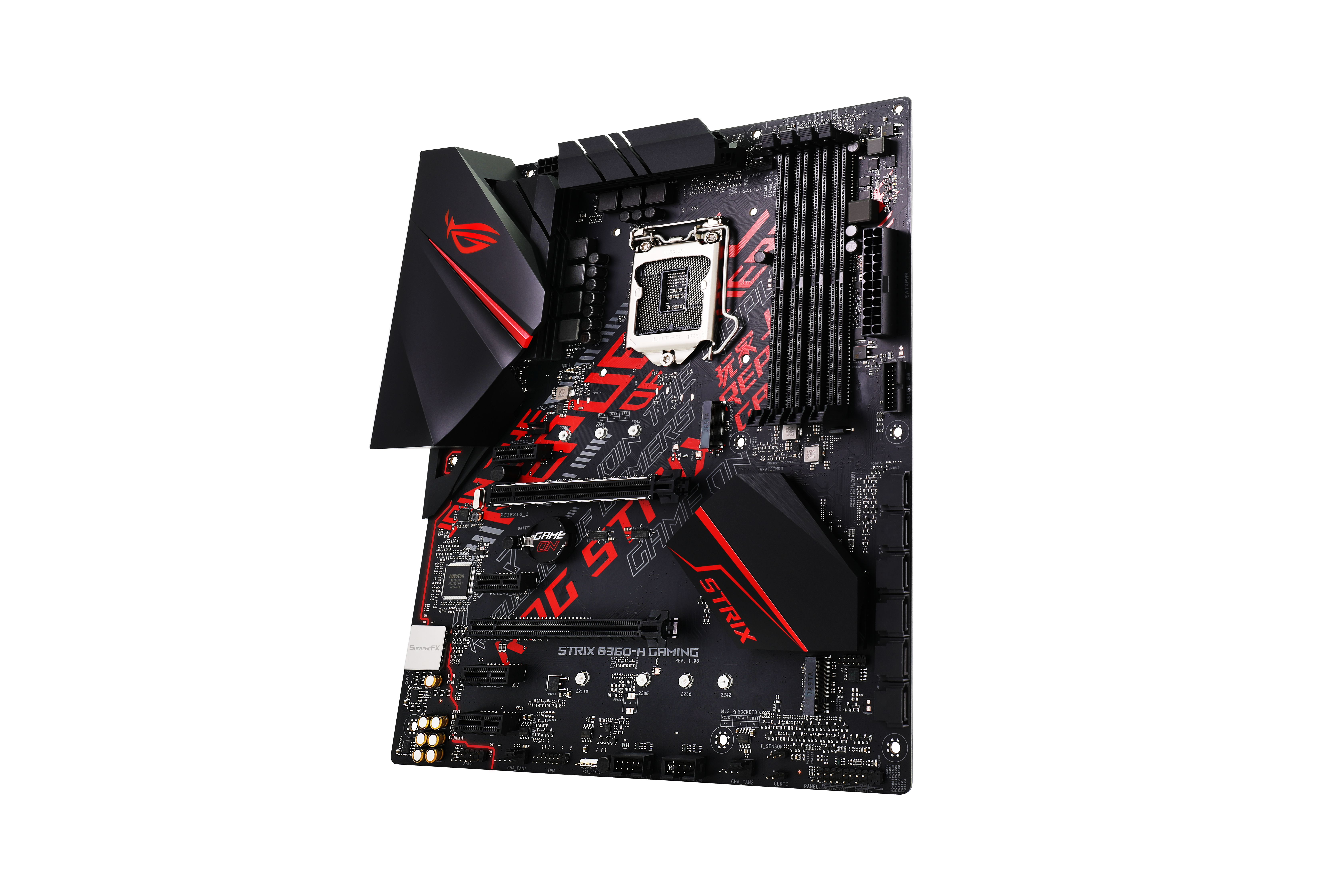 ASUS ROG Strix B360-H Gaming Mainboard schwarz