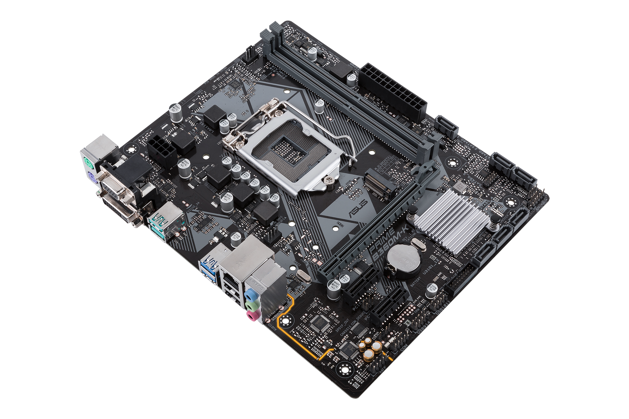 ASUS Prime B360M-K Mainboard Schwarz