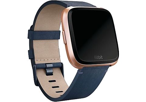 FITBIT Versa Band Leather Midnight Blue Small