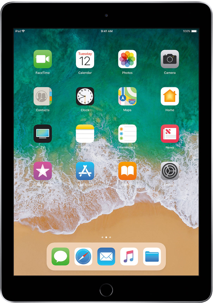 APPLE iPad 9.7" 128 GB Wi-Fi Space Gray Edition 2018 (MR7J2NF/A)