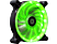 XIGMATEK SEII-F1253 Solar Eclipse II Kasa Fanı LED Yeşil
