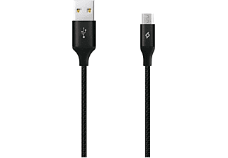 TTEC AlumiCable XL 2 m 2DK21S Micro USB Siyah Şarj Kablosu_0