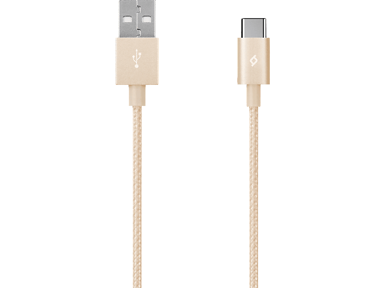 TTEC AlumiCable 2DK18A 1.2 m Altın USB to Type-C Şarj Kablosu_0