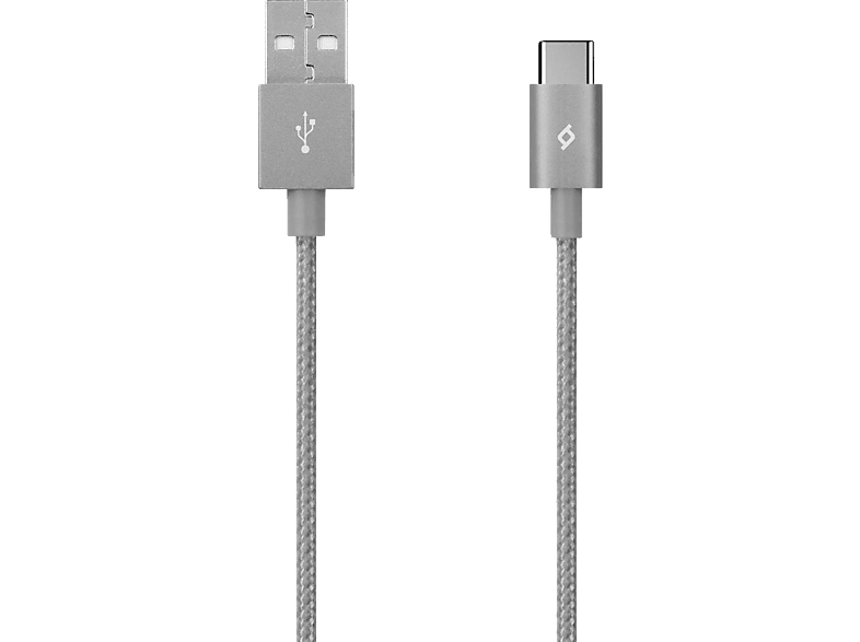 Ttec 2Dk18Ug AlumiCable Usb-A -Usb-C Şarj Kablosu Uzay Grisi