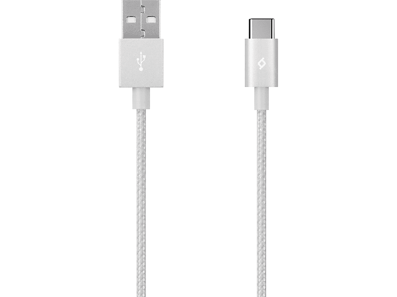 Ttec 2Dk18G AlumiCable Usb-A -Usb-C Şarj Kablosu Gümüş
