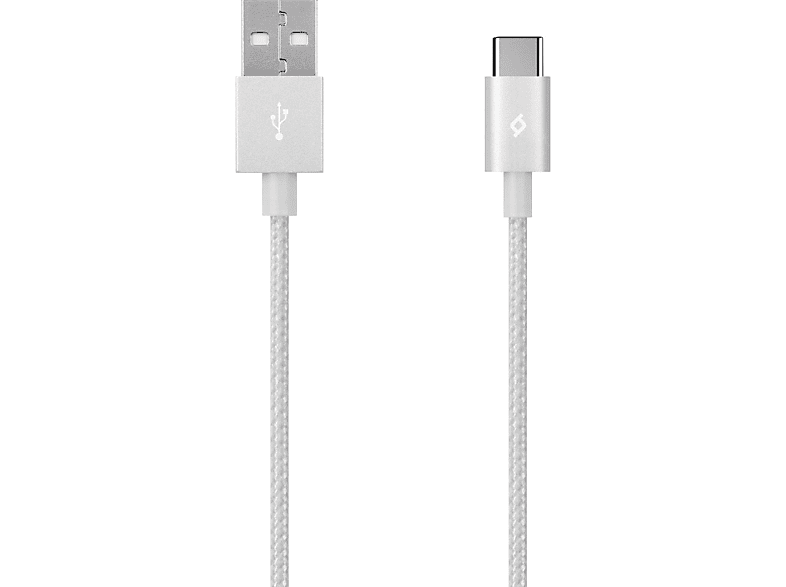 TTEC AlumiCable 2DK18G 1.2 m Gümüş USB to Type-C Şarj Kablosu_0