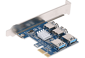 S-LINK SL-EX15 PCI-E TO 4* USB3.0 Bitcoin Ekran Kartı Yükseltici