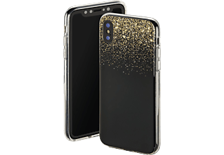 HAMA Golden Rain - Custodia per cellulare (Adatto per modello: Apple iPhone X)