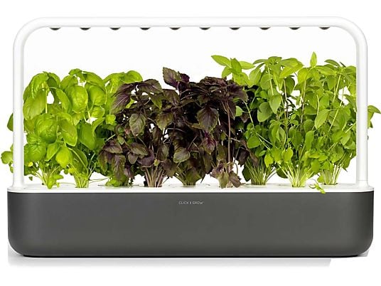 CLICK & GROW Tuinpot Smart Garden 9 Zwart (CG-SG9GREY)